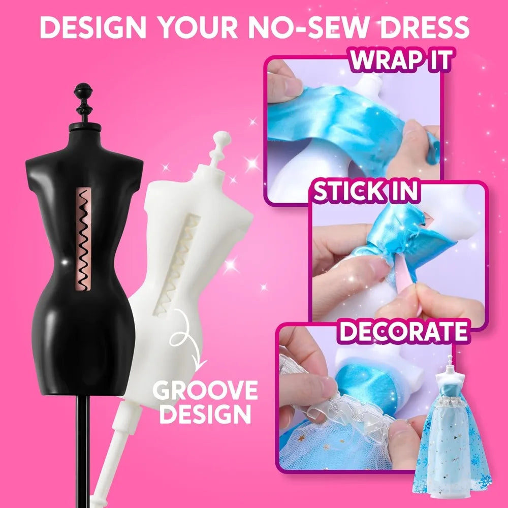 Joyfy 400+ Piece Fashion Design Sewing Kit for Girls 8-12